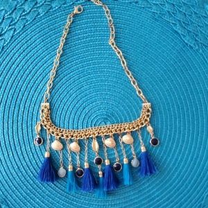 Lily pulitzer tassel necklace. Costume jewelry